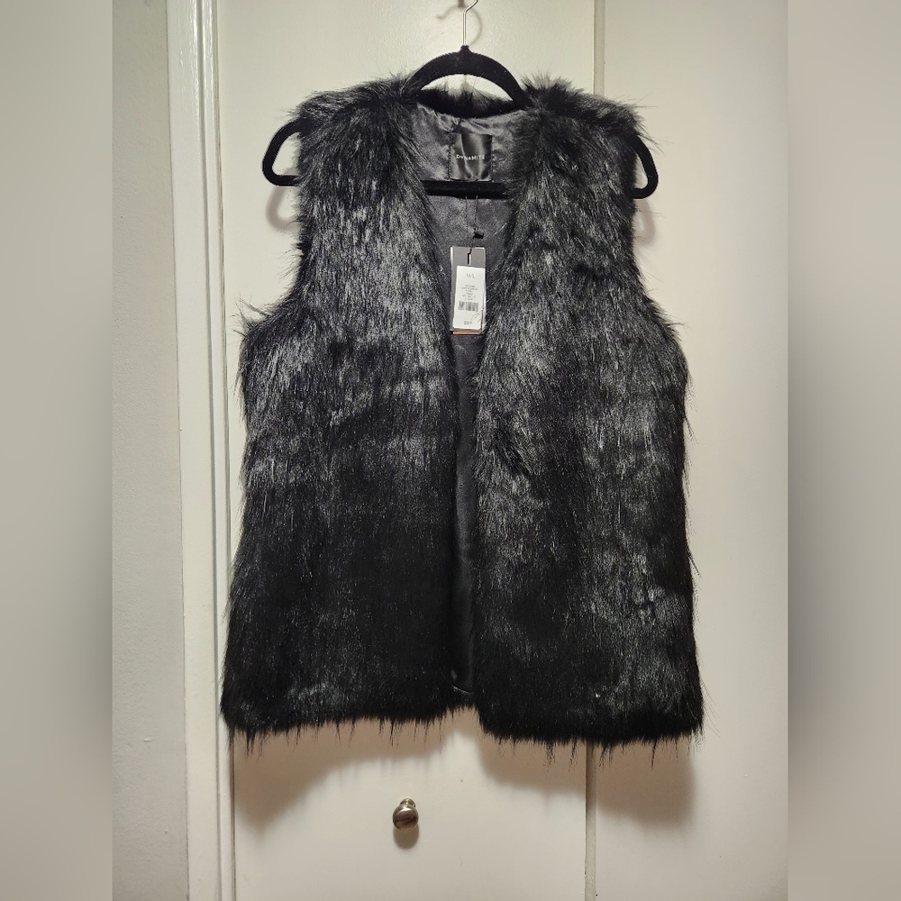 Dynamite faux fur vest ML